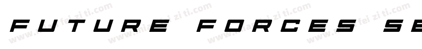 Future Forces Semi Italic字体转换